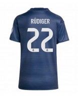 Real Madrid Antonio Rudiger #22 Vieraspaita Naisten 2025-26 Lyhythihainen